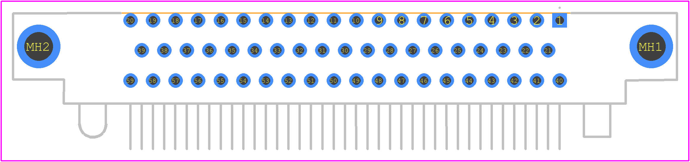 RM352-059-321-2900 - Molex PCB footprint - Other - Other - RM352-059-321-2900-2