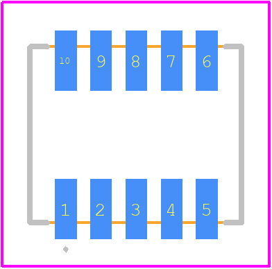 MCA1-42+ - Mini-Circuits PCB footprint - Other - Other - MCA1-42+-2