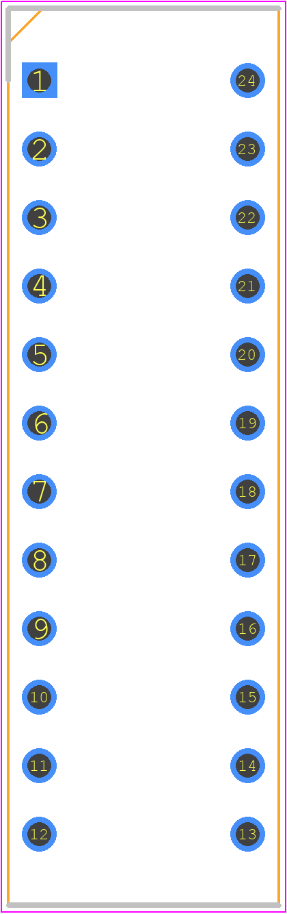 76PSB12ST - Grayhill PCB footprint - Dual-In-Line Sockets - Dual-In-Line Sockets - 6.86‬