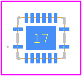 SN74LV595ARGYRG4 - Texas Instruments PCB footprint - Other - Other - SN74LV595ARGYRG4-4