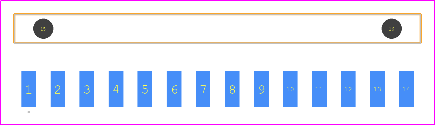 TSM-114-01-L-SH-A - SAMTEC PCB footprint - Other - Other - TSM-114-YY-ZZZ-SH-A