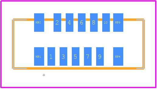 525591052 - Molex PCB footprint - Other - Other - 525591052-2