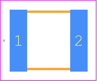 CAS21C182KARFC - KEMET PCB footprint - Other - Other - CAS21C