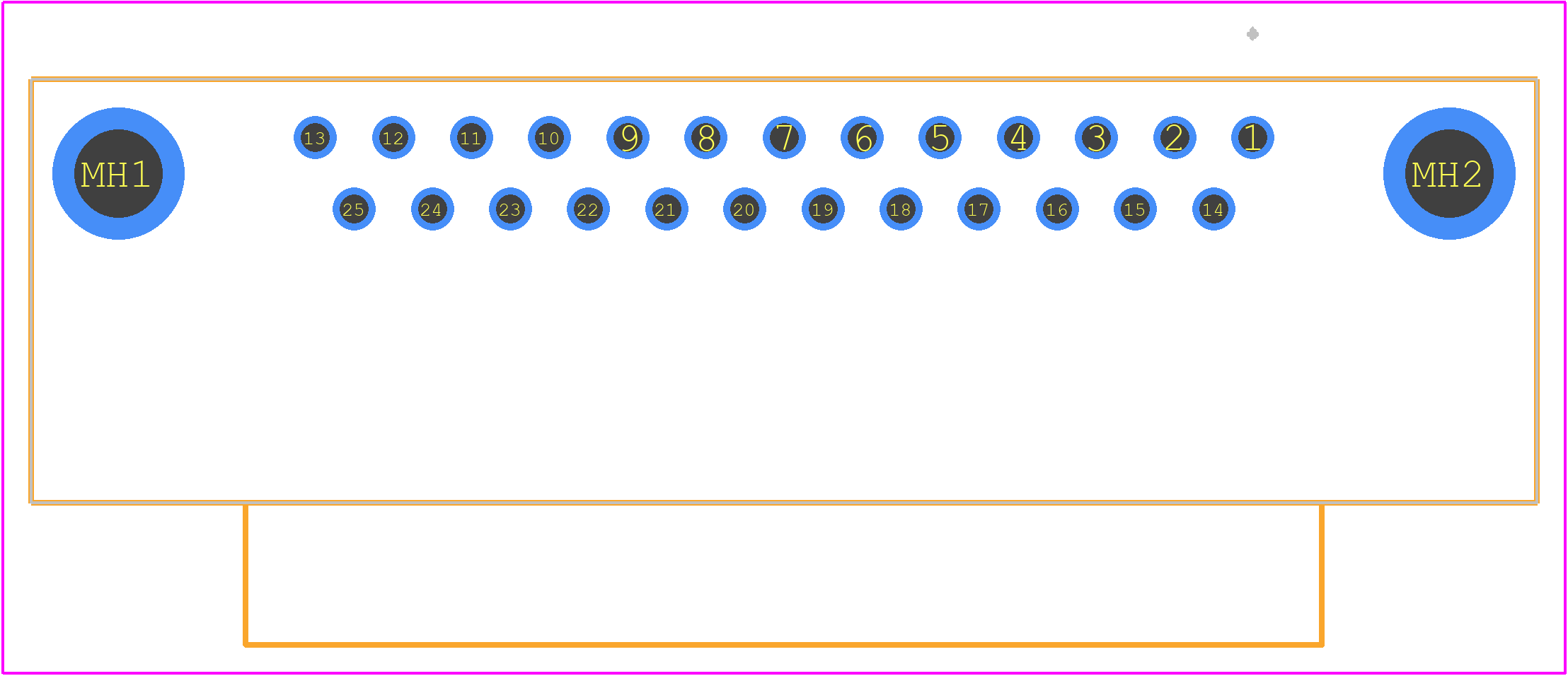 09663126602 - HARTING PCB footprint - Other - Other - 09663126602-1