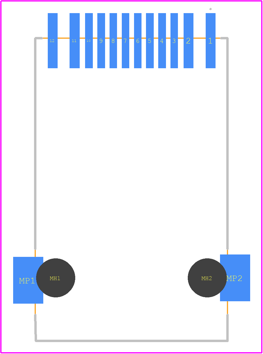 JX30-0005NL - Yageo Group PCB footprint - Other - Other - JX30-0005NL-1