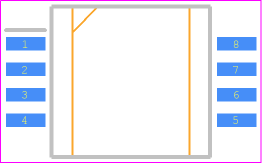 AMC1351DWV - Texas Instruments PCB footprint - Small Outline Packages - Small Outline Packages - AMC1351DWV-