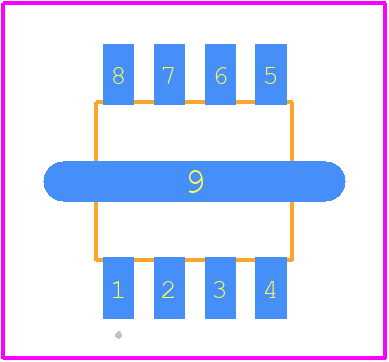 GO 20-SME/SP3 - LEM PCB footprint - Other - Other - GO-SME package - SOIC-8