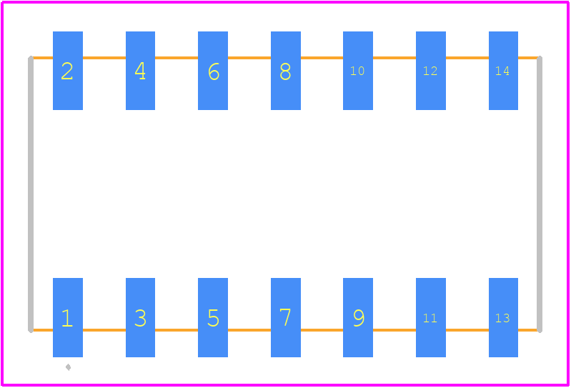 ICF-314-T-O - SAMTEC PCB footprint - Other - Other - ICF-314-T-O-1