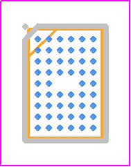 P9225-RAHGI8 - Renesas Electronics PCB footprint - BGA - BGA - BGA-52
