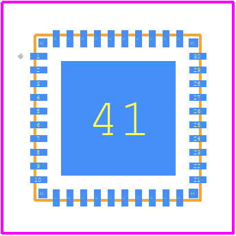 UCD3138064RJA - Texas Instruments PCB footprint - Other - Other - UCD3138064RJA-3