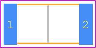 HVC2512-1G0JT18 - TT Electronics PCB footprint - Resistor Chip - Resistor Chip - HVC2512-1