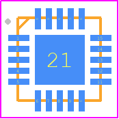 ES8311 - Everest PCB footprint - Quad Flat No-Lead - Quad Flat No-Lead - 25 qfen