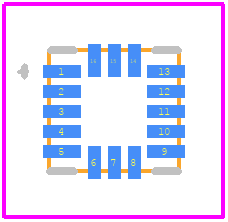 ADXL362WBCCZ-RL - Analog Devices PCB footprint - Other - Other - ADXL362WBCCZ-RL-5