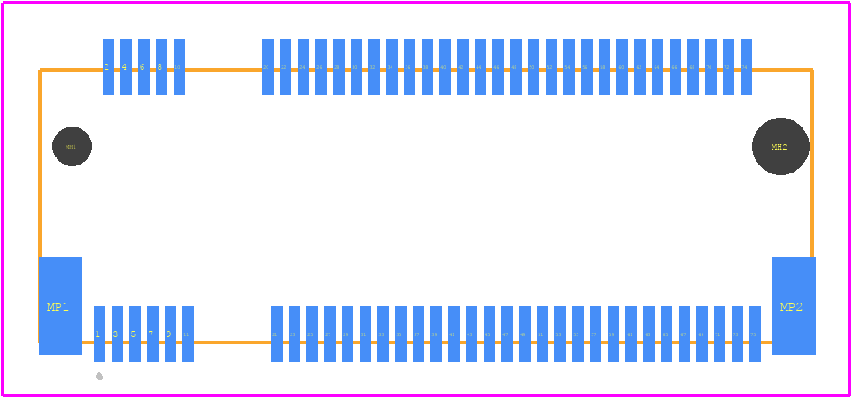 123A-32BA0-R01 - ATTEND PCB footprint - Other - Other - 123A-32BA0-R01-1
