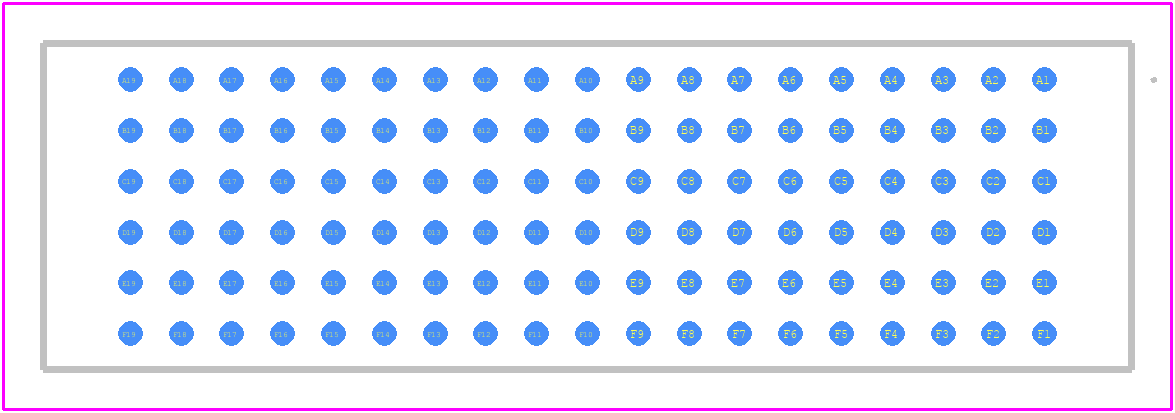 ASP-103612-05 - SAMTEC PCB footprint - Other - Other - ASP-103612-05-5