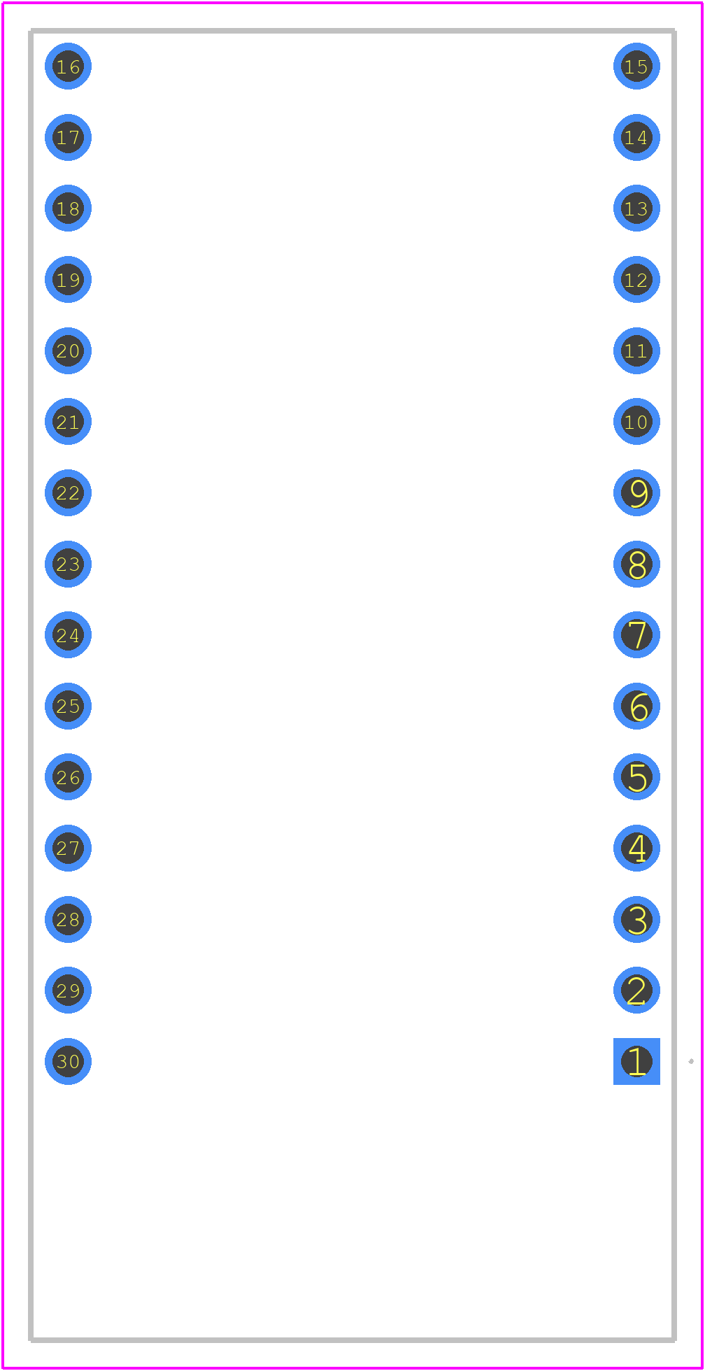 GEN4-BREAKOUT - 4D Systems PCB footprint - Other - Other - GEN4-BREAKOUT-1