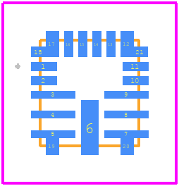 MAX20408AFOF/VY+T - Analog Devices PCB footprint - Other - Other - MAX20408AFOA/ VY+  