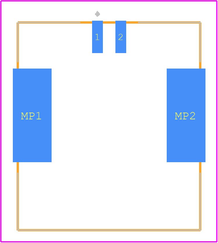 34912-8021 - Molex PCB footprint - Other - Other - 34912-8021-2