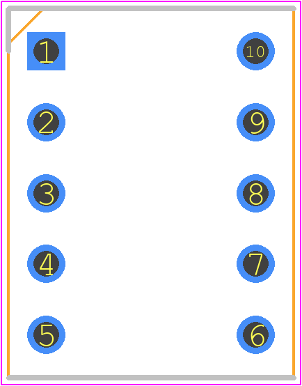 FYS-3911BUHR-21 - Foryard PCB footprint - Dual-In-Line Sockets - Dual-In-Line Sockets - 13mm*7mm