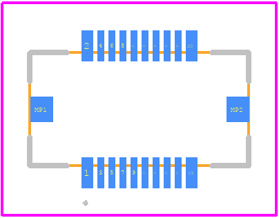 AXK720327G - Panasonic PCB footprint - Other - Other - AXK720327G-1