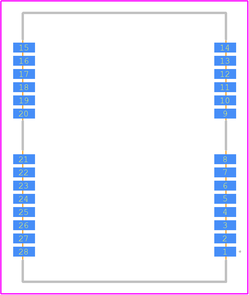 LEA-6H-0-002 - u-blox PCB footprint - Other - Other - LEA-6H-0-002-2