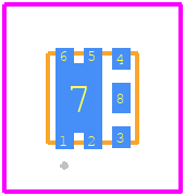 NTLJS17D0P03P8Z - onsemi PCB footprint - Other - Other - NTLJS17D0P03P8Z-3