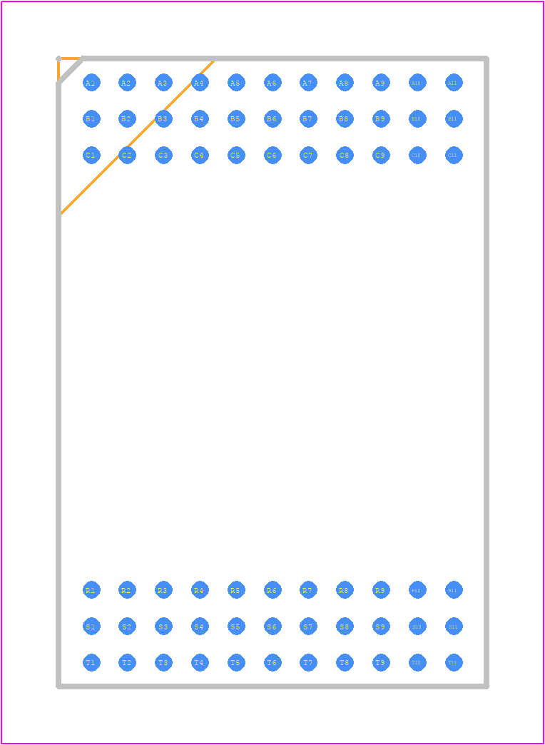 LTM2985CY#PBF - Analog Devices PCB footprint - Other - Other - .66-Lead (15.00mm × 9.00mm × 3.42mm)