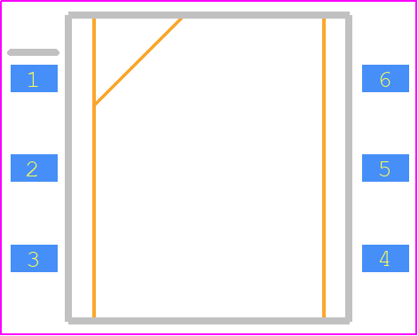 H11C2S - onsemi PCB footprint - Small Outline Packages - Small Outline Packages - 6-SMD Lead Bend