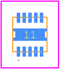 DAC7562SDSCR - Texas Instruments PCB footprint - Other - Other - DSC (S-PWSON-N10)