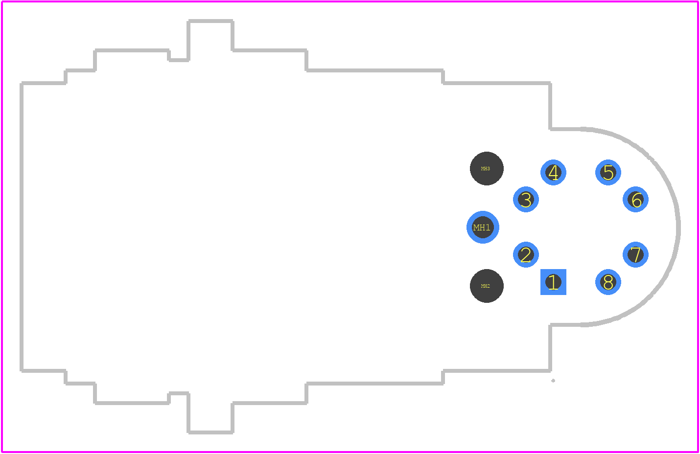 21033814804 - HARTING PCB footprint - Other - Other - 21033814804-5