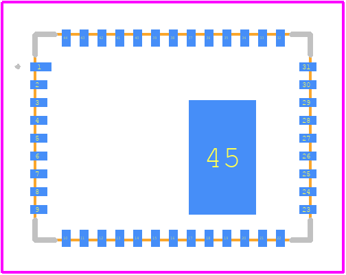 EN5335QI - Intel PCB footprint - Other - Other - 44-pin (7.5mm x 10mm x 1.85mm) QFN