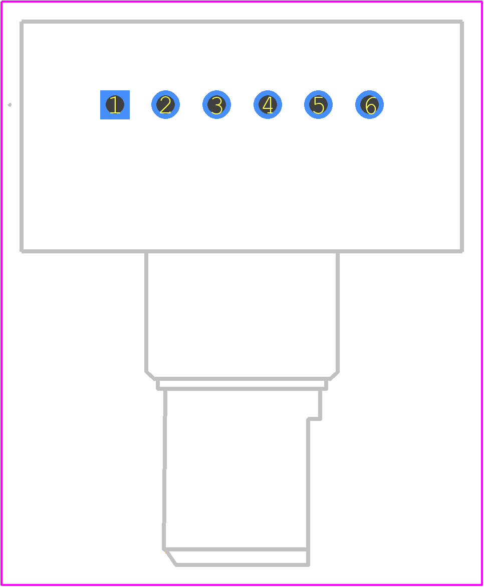 25BSP22-G-1-16C - Grayhill PCB footprint - Other - Other - 25BSP22-G-1-16C-6