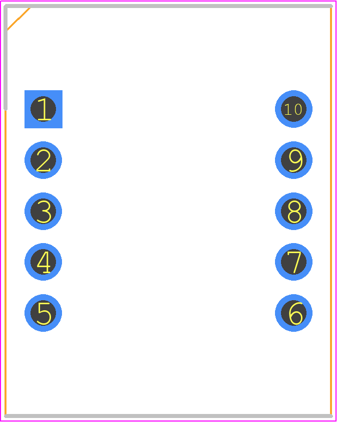 ELD-425SYGWA/S530-E1 - Everlight PCB footprint - Dual-In-Line Sockets - Dual-In-Line Sockets - ELD-425SYGWA/S530-E1