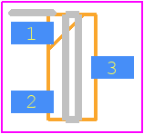 2SA812 - Galaxy PCB footprint - SOT23 (3-Pin) - SOT23 (3-Pin) - SOT-23_2022