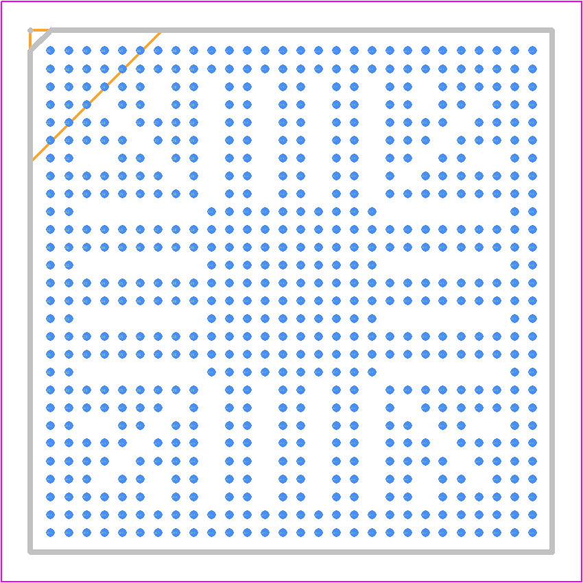 RK3568 - Rockchip PCB footprint - BGA - BGA - 636_BGA