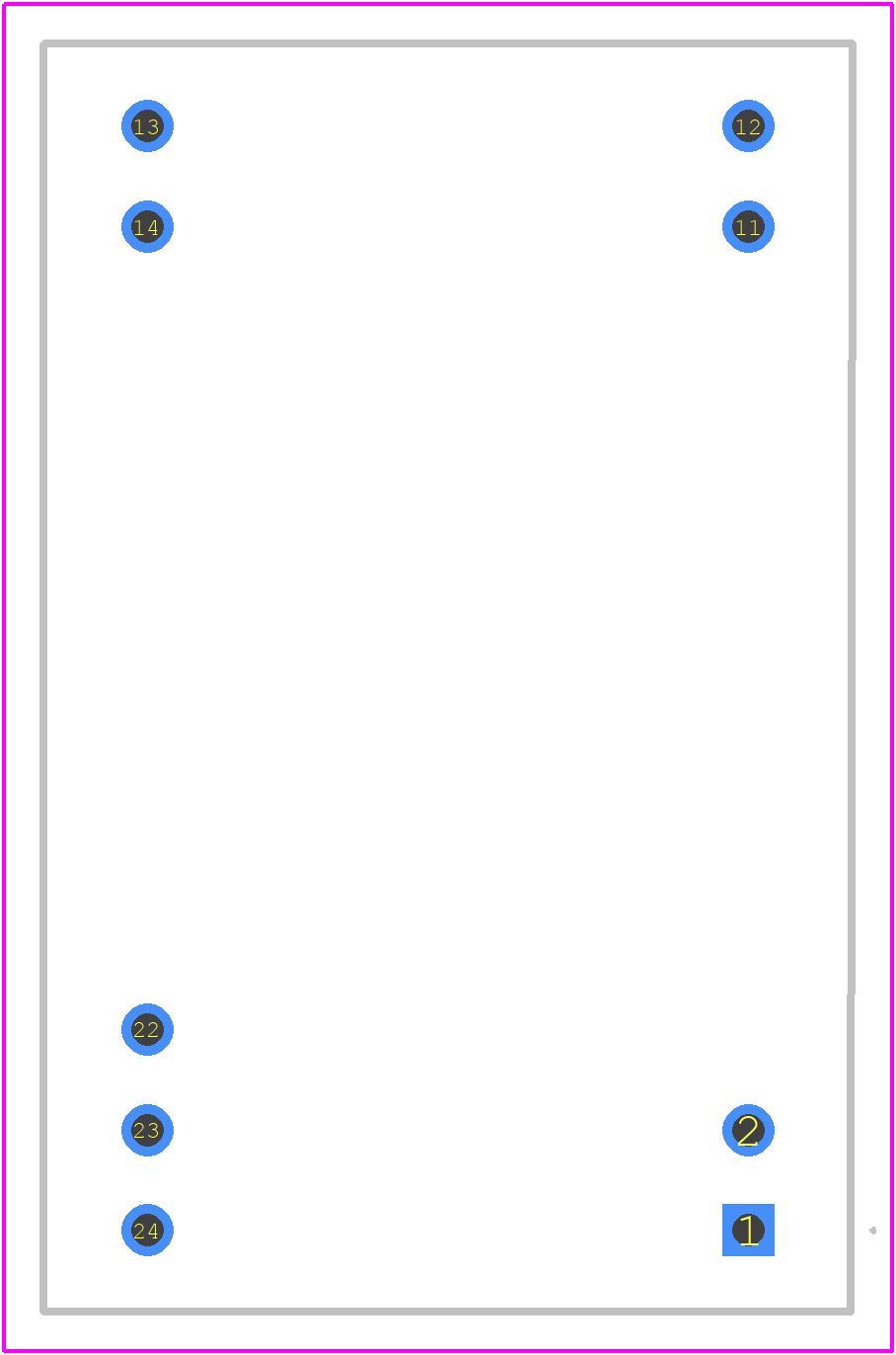 NLDD-500H - Mean Well PCB footprint - Other - Other - NLDD-500H-1