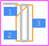 MMBT4403 - onsemi PCB footprint - SOT23 (3-Pin) - SOT23 (3-Pin) - SOT-23 3L