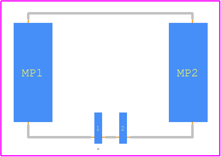 ZE05H-2P-2V - Hirose PCB footprint - Other - Other - ZE05H-2P-2V