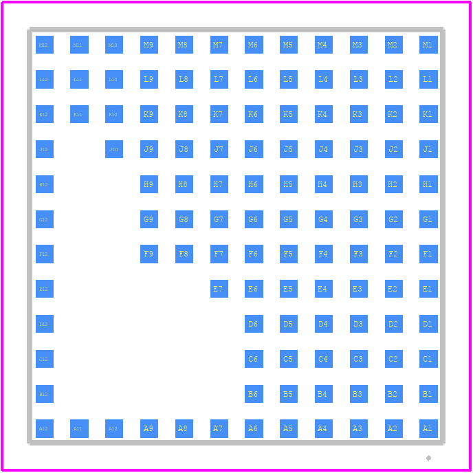 LTM4601HVEV#PBF - Analog Devices PCB footprint - Other - Other - 118-Lead (15mm × 15mm × 2.82mm) LGA