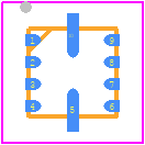 PE64904C-Z - Peregrine Semiconductor PCB footprint - Quad Flat No-Lead - Quad Flat No-Lead - PE64904C-Z
