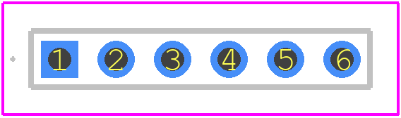 DS1025-01-1X6P8BV - Connfly PCB footprint - Other - Other - DS1025-01-1X6P8BV-3