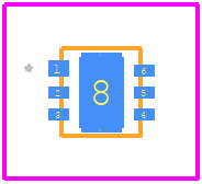 XC9142A33CER-G - Torex PCB footprint - Other - Other - XC9142A33CER-G-1