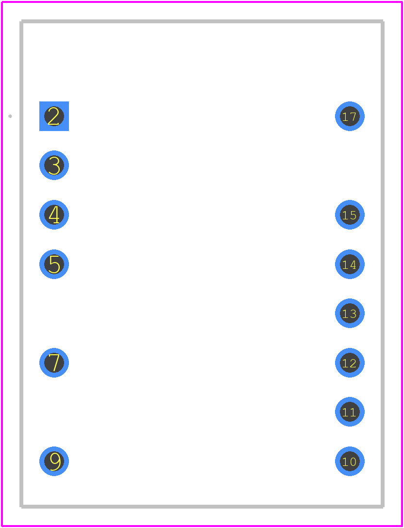SC08-21YWA - Kingbright PCB footprint - Other - Other - SC08-21YWA-2