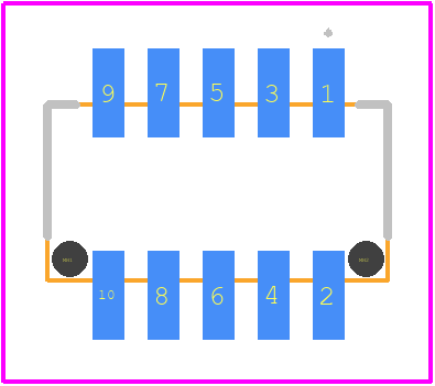 4-174821-0 - TE Connectivity PCB footprint - Other - Other - 4-174821-0-2