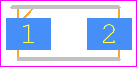 BZG03C18 - Galaxy PCB footprint - Diodes Moulded - Diodes Moulded - 2.4mmX2.15mm