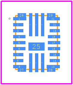 TPS25865QRPQRQ1 - Texas Instruments PCB footprint - Other - Other - TPS25865QRPQRQ1-1