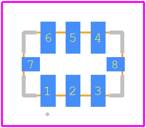 569AAAA002218BBGR - Skyworks PCB footprint - Other - Other - 3.2 x 5 mm
