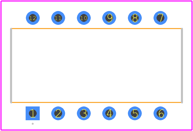 90B06ST - Grayhill PCB footprint - Other - Other - 90B06ST-4