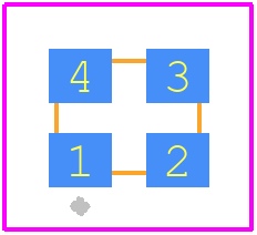SiT1424_3.2 x 2.5 - SiTime PCB footprint - Other - Other - SiT1424_3.2 x 2.5