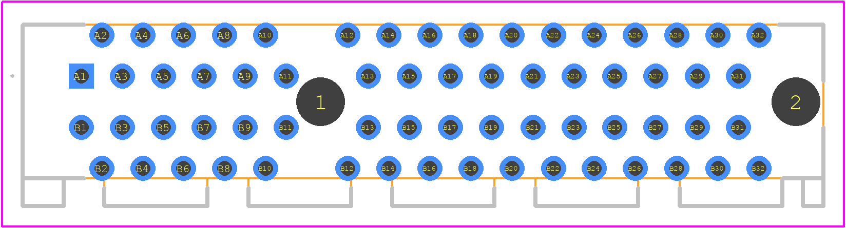 2362375-2 - TE Connectivity PCB footprint - Other - Other - 2362375-2-1